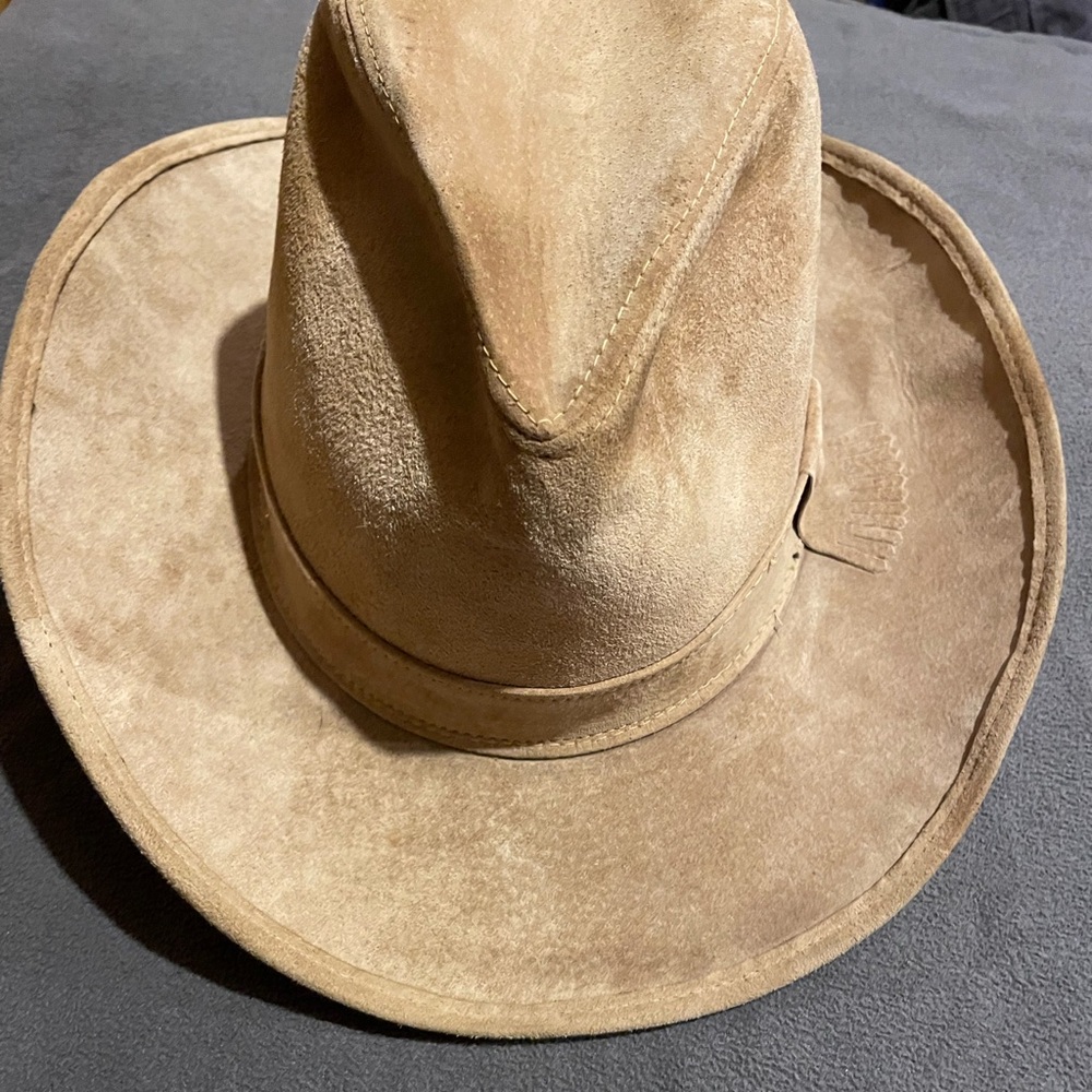 Vintage Herschel Westerns suede hat